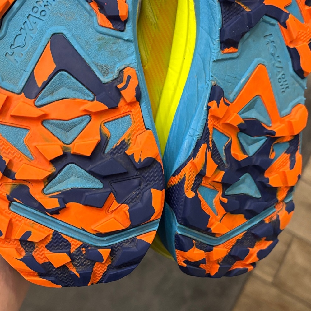 Hoka One One Men's Vibrant Yellow Athletic Shoes - Picture 4 of 8